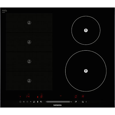 Siemens EH675MN27E flexInduction Hob, Black Siemens EH675MN27E flexInduction Hob, Black